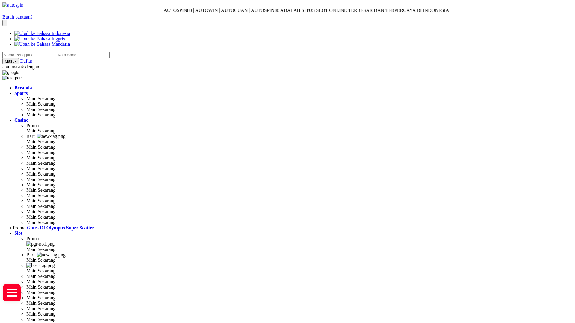 website screenshot of https://autospin88bocor.com