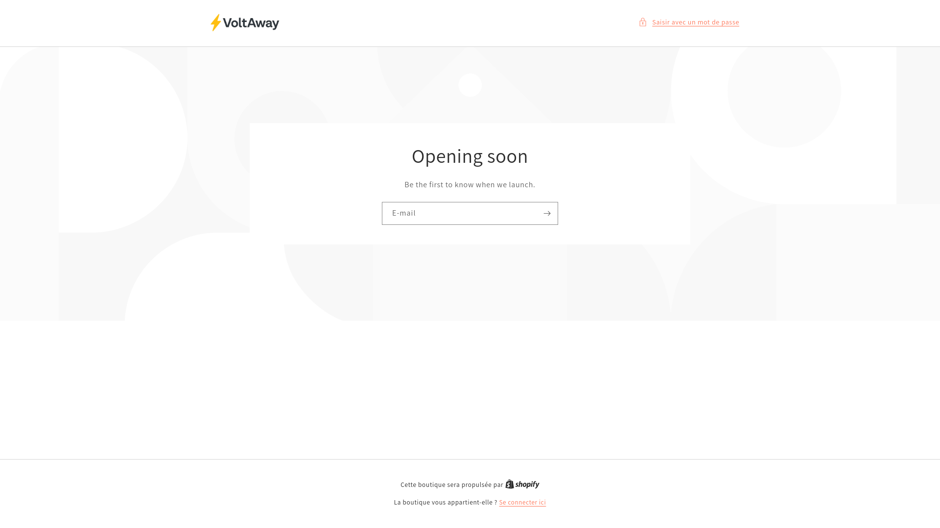 website screenshot of https://voltaway.fr/