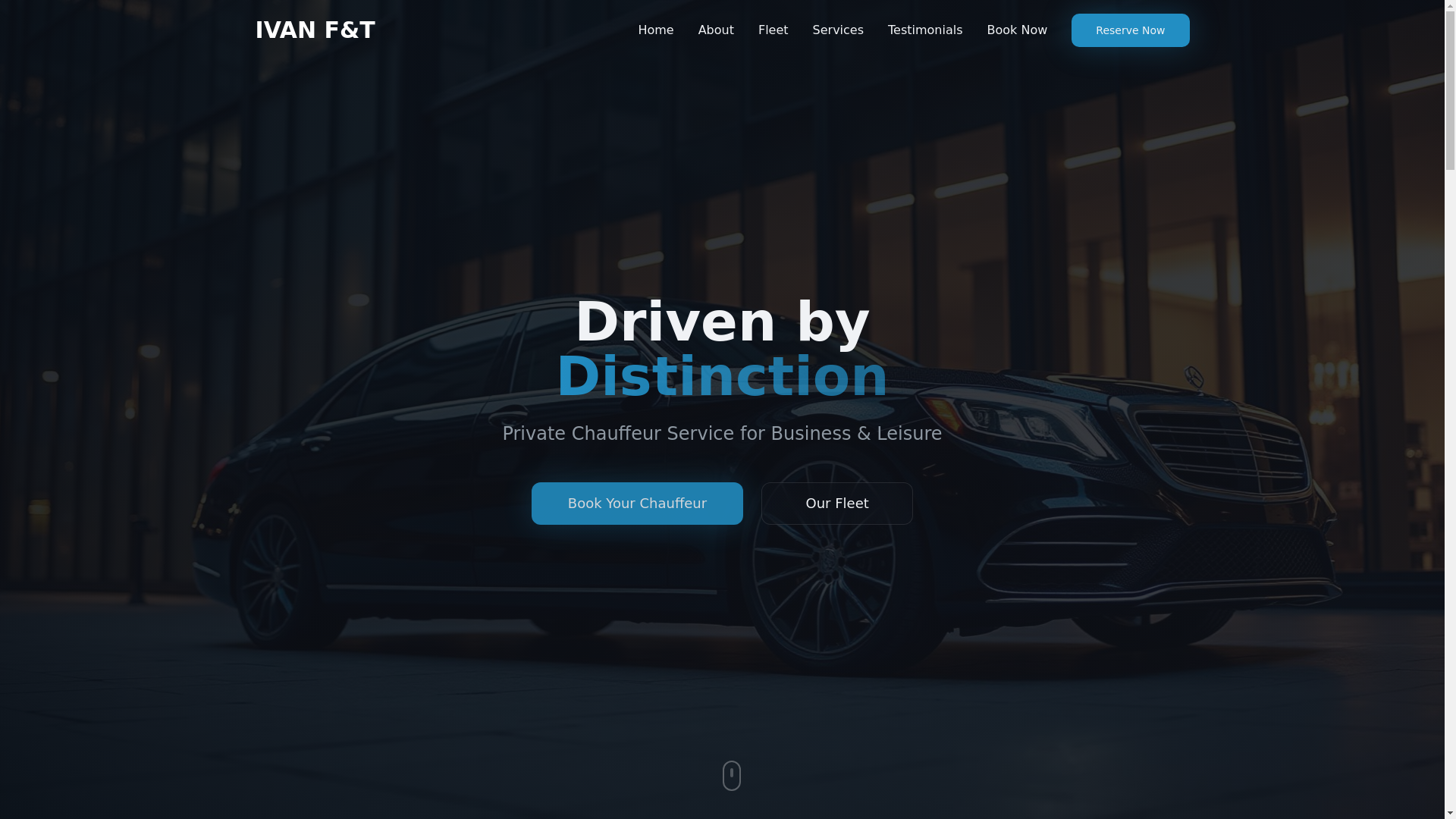 website screenshot of https://fidextransit.com/