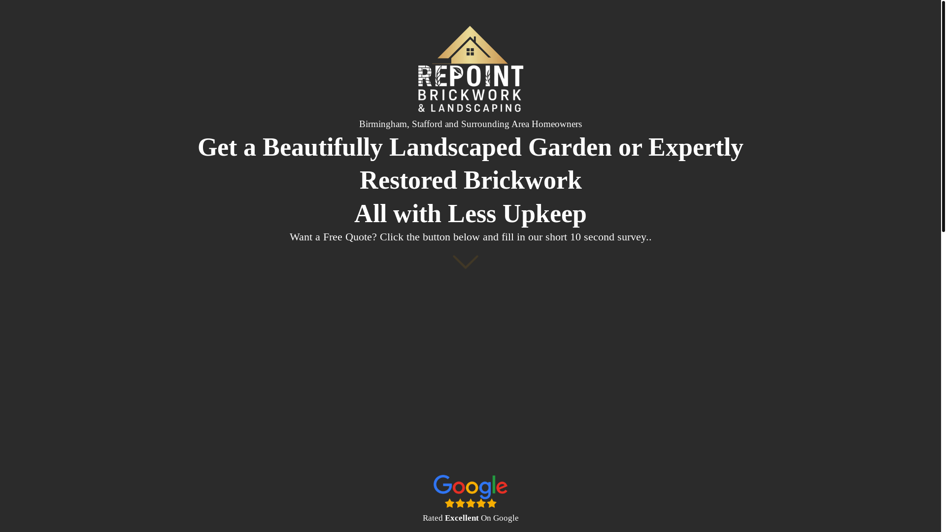 website screenshot of https://repointbrickworkandlandscaping.co.uk/
