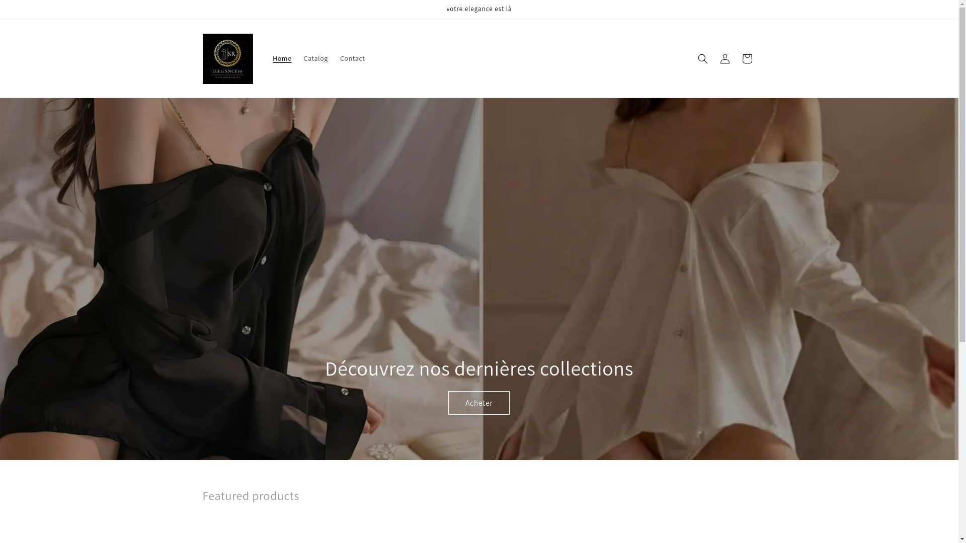 website screenshot of https://srelegance.store/