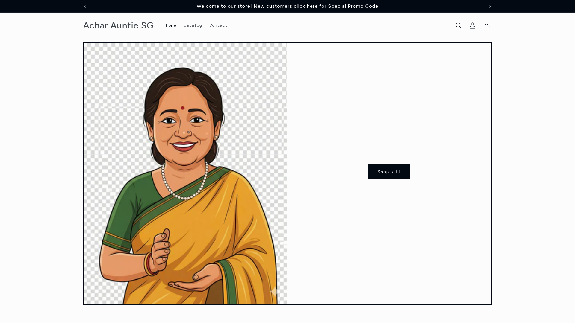 website screenshot of https://acharauntiesg.com