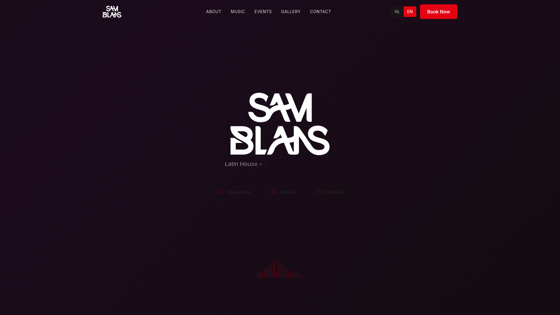 website screenshot of https://samblans.pages.dev/