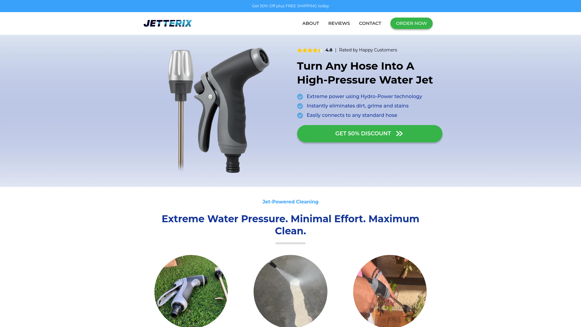 website screenshot of https://jetterixmax.com