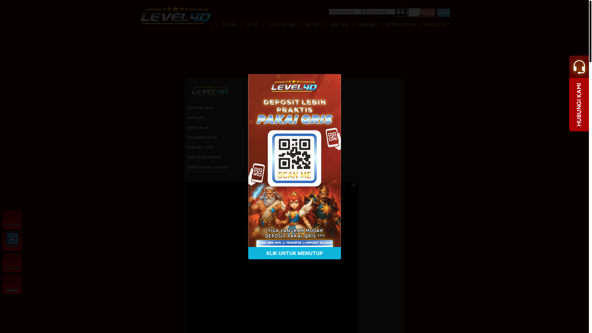 website screenshot of https://level4dger.top/