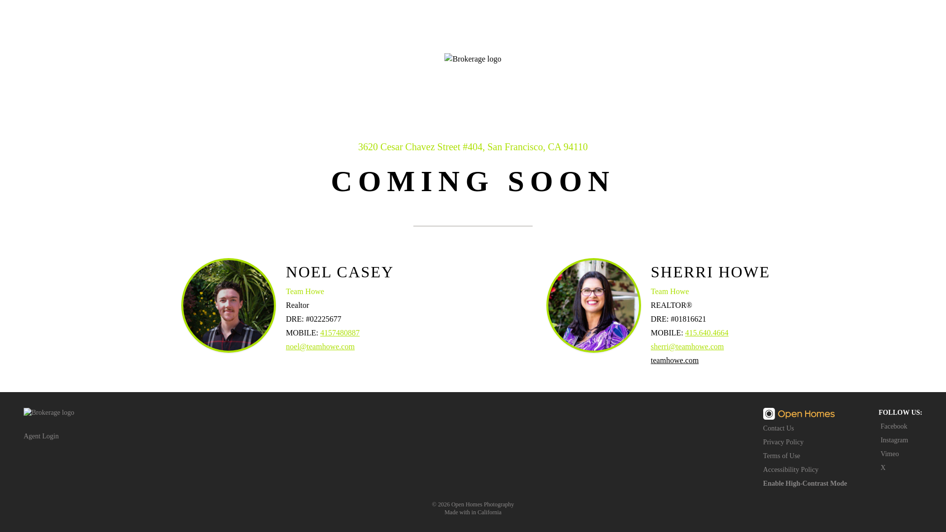 website screenshot of https://missionmodern404.com/