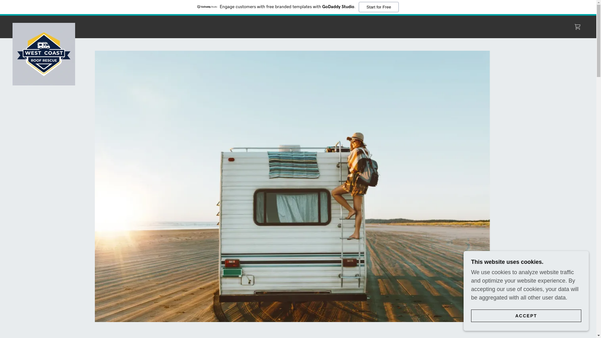 website screenshot of https://westcoastroofrescue.com/