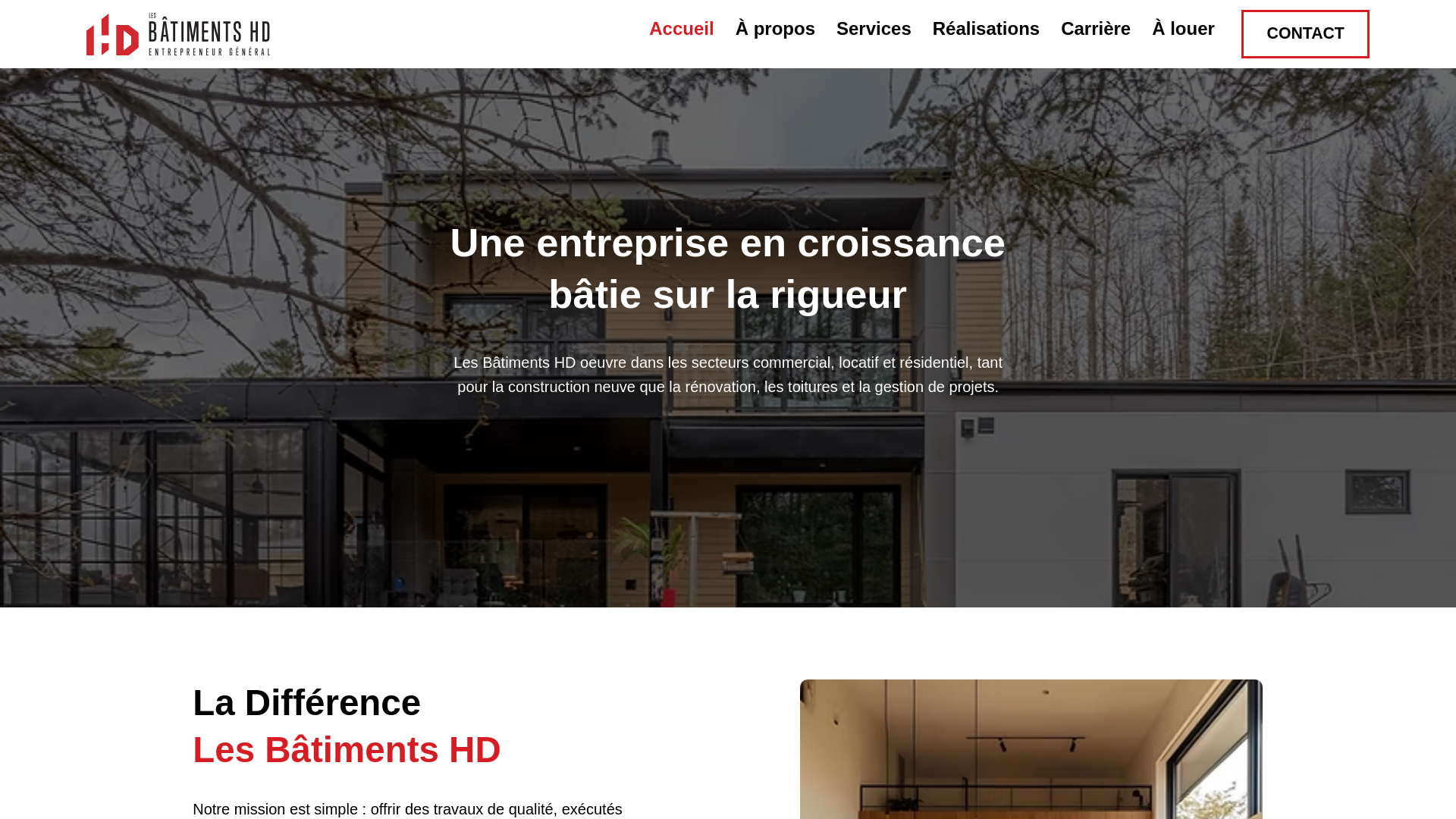 website screenshot of https://batimentshd.com