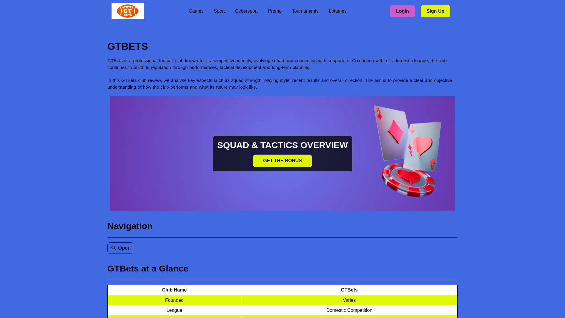 website screenshot of https://gtbetslogin.org/