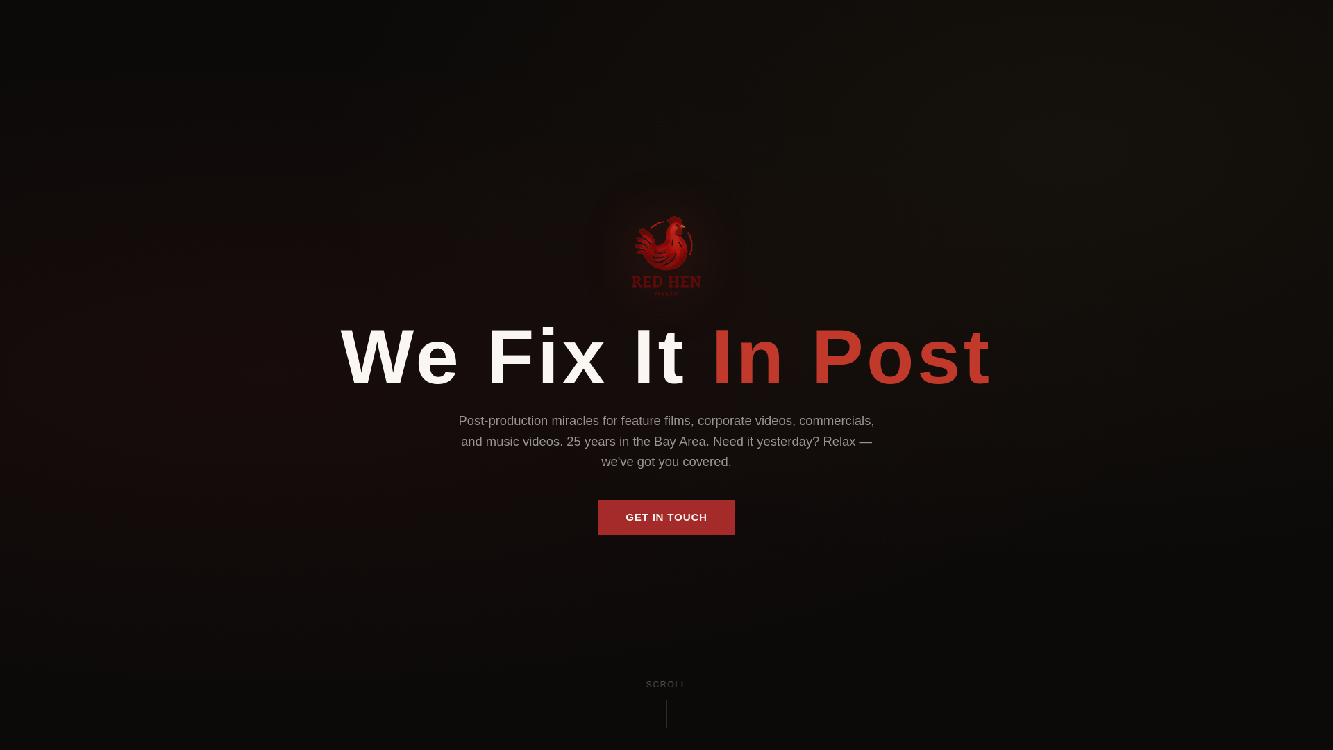 website screenshot of https://redhenmedia.pages.dev/