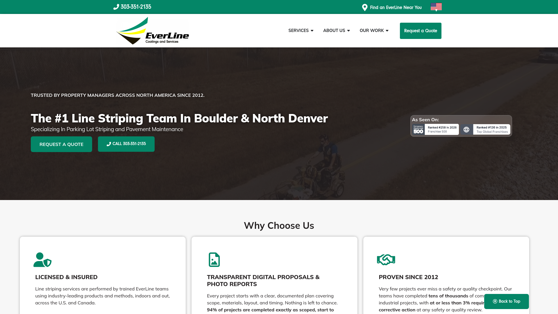 website screenshot of https://lotfixteam.com