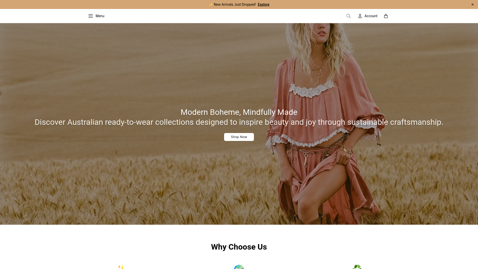 website screenshot of https://getspell.shop