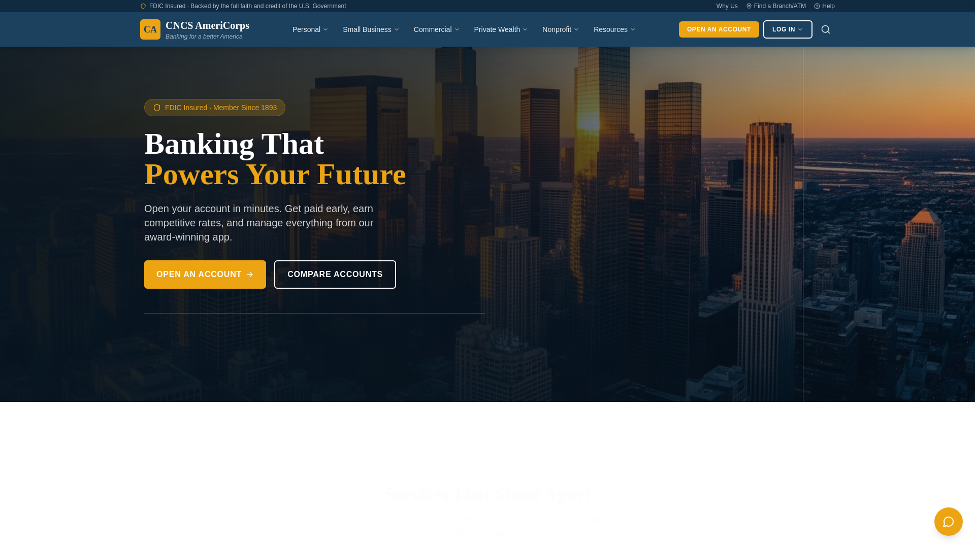 website screenshot of https://cncsfinancial.com/