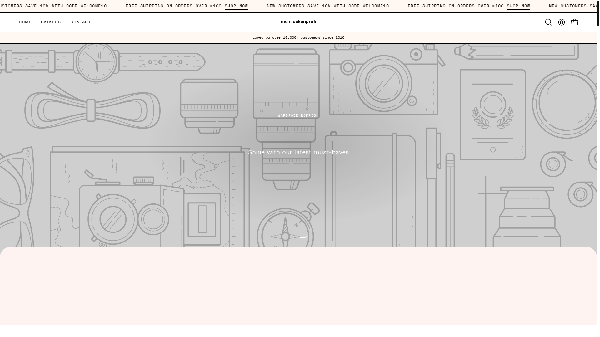 website screenshot of https://meinlockenprofi.shop/