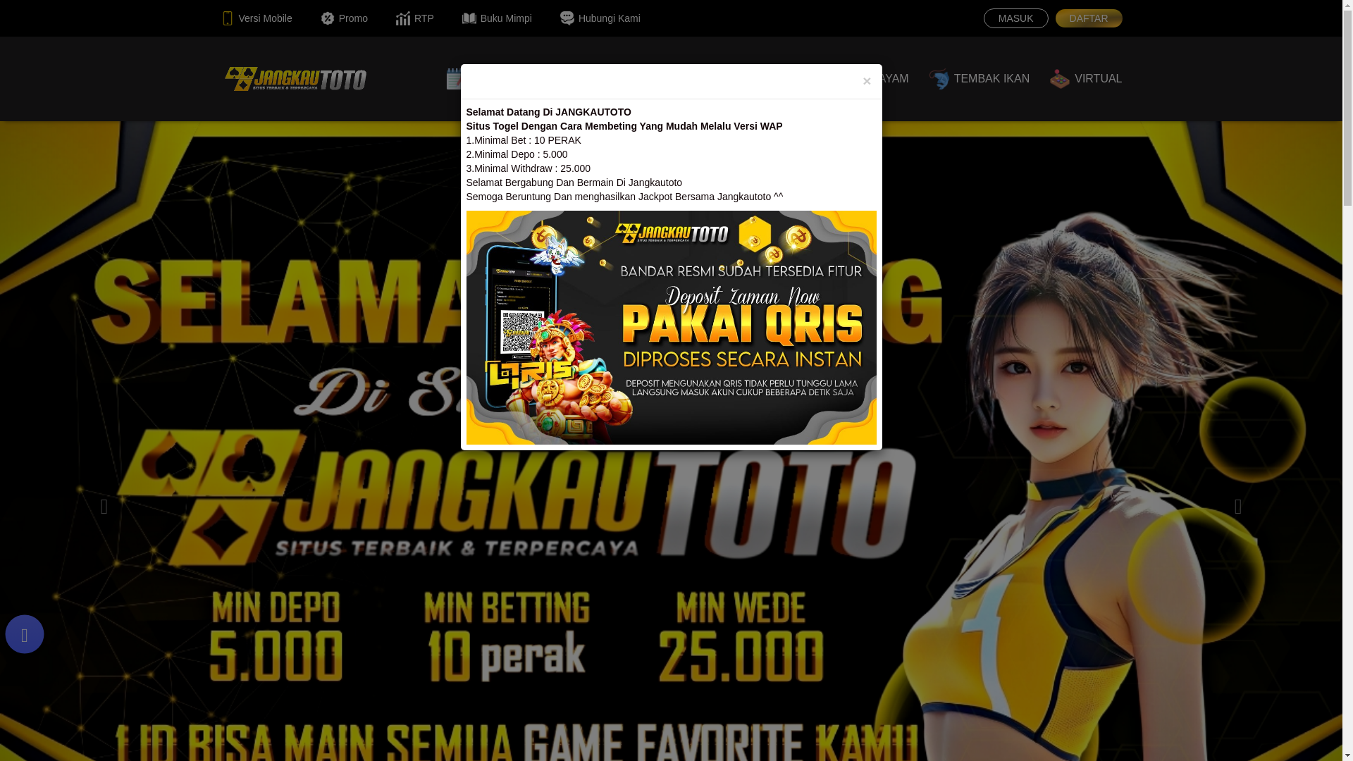 website screenshot of https://bestiejangkau.xyz/
