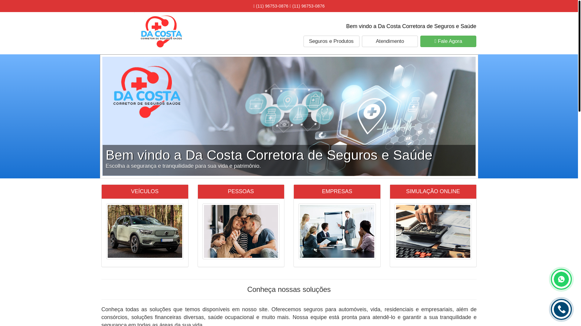 website screenshot of https://vivamelhorcorretora.pages.dev/