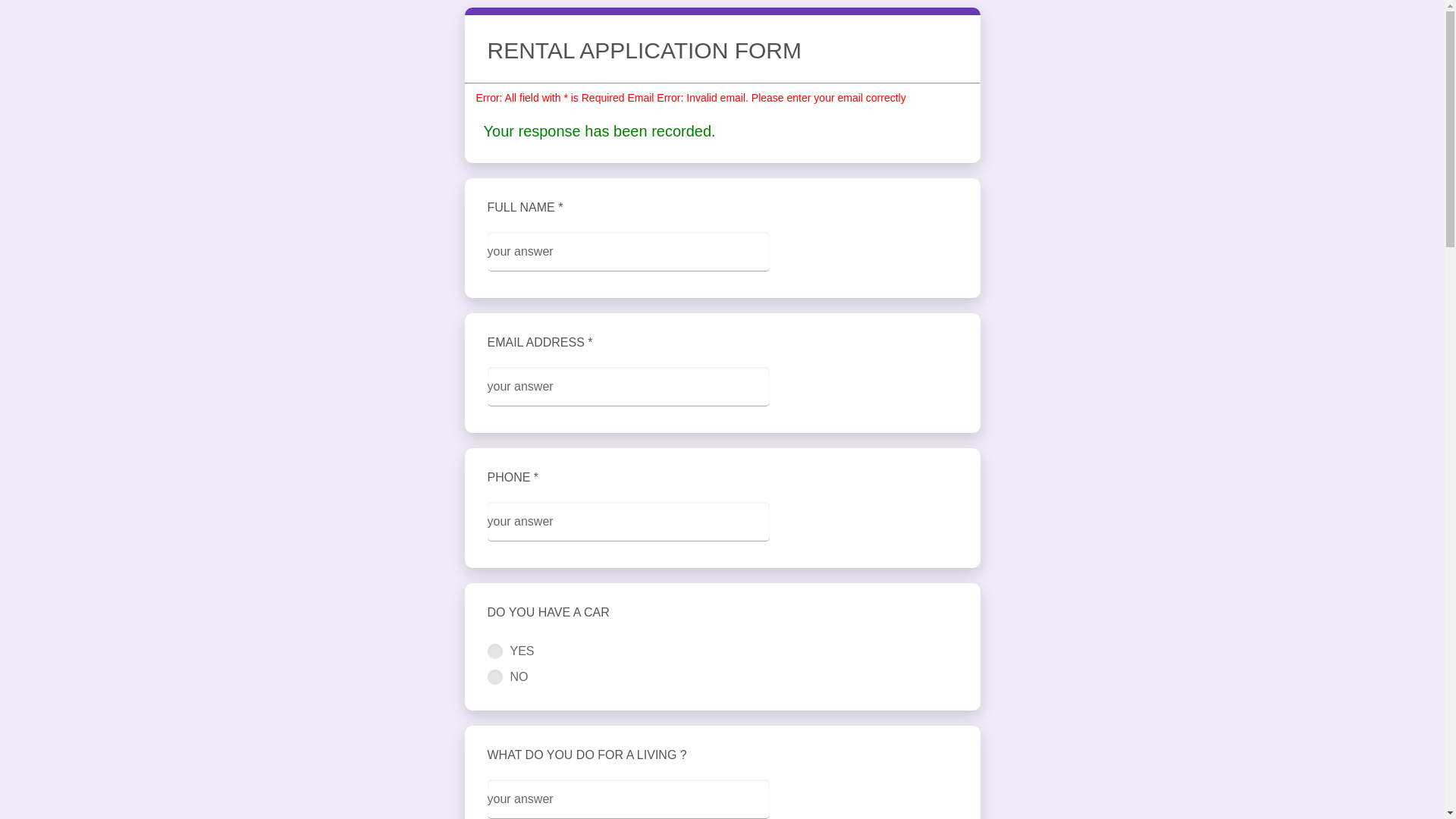 website screenshot of https://makaylarentals.xyz/