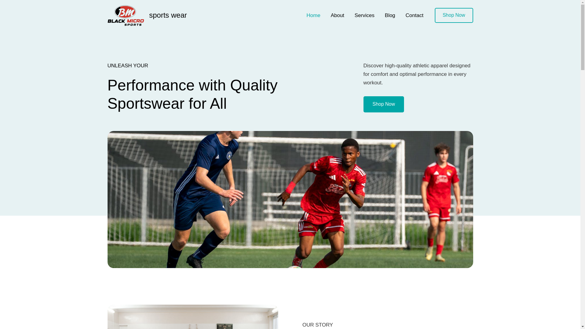 website screenshot of https://blackmicrosport.com/