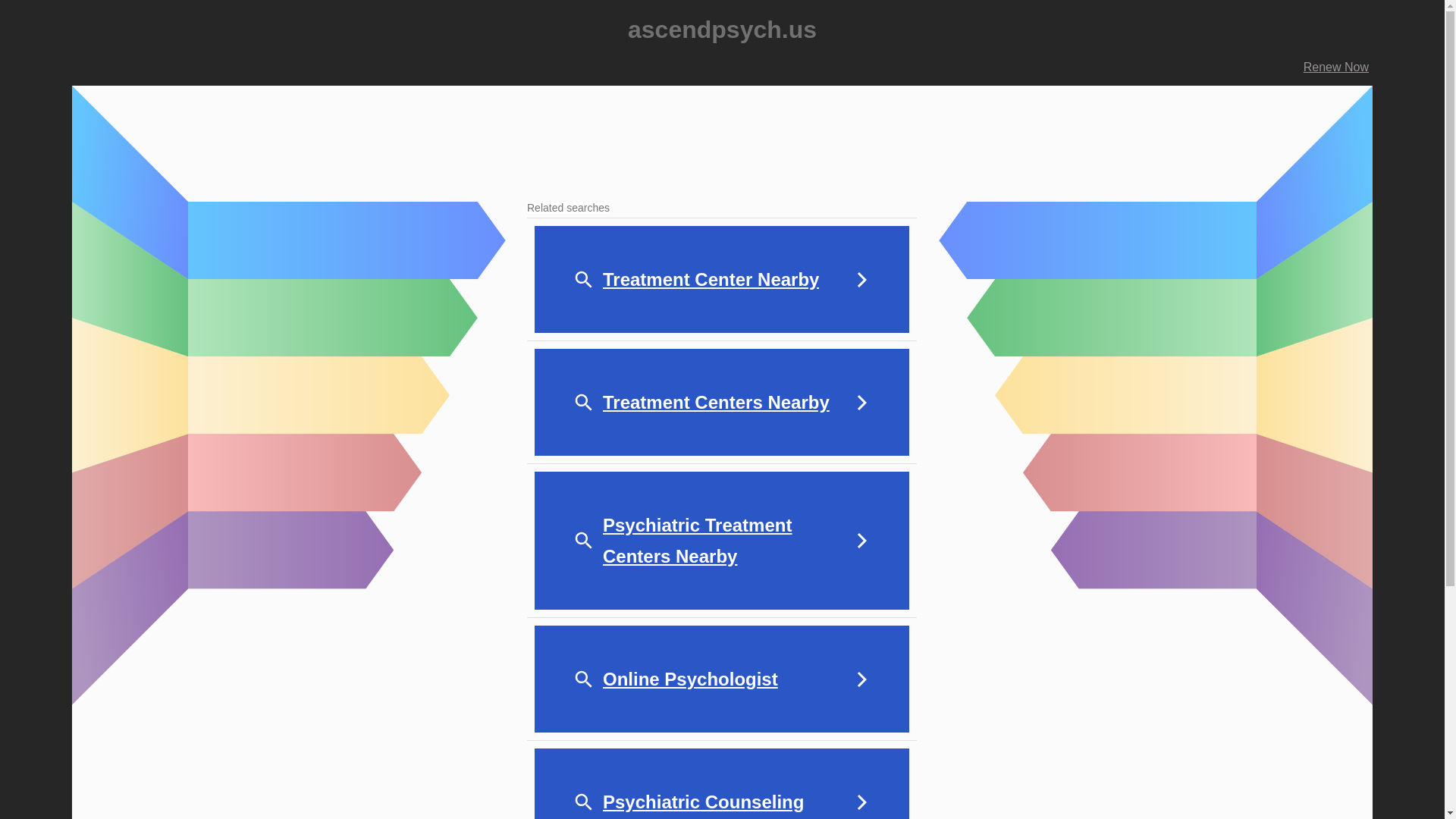 website screenshot of https://ascendpsych.us/