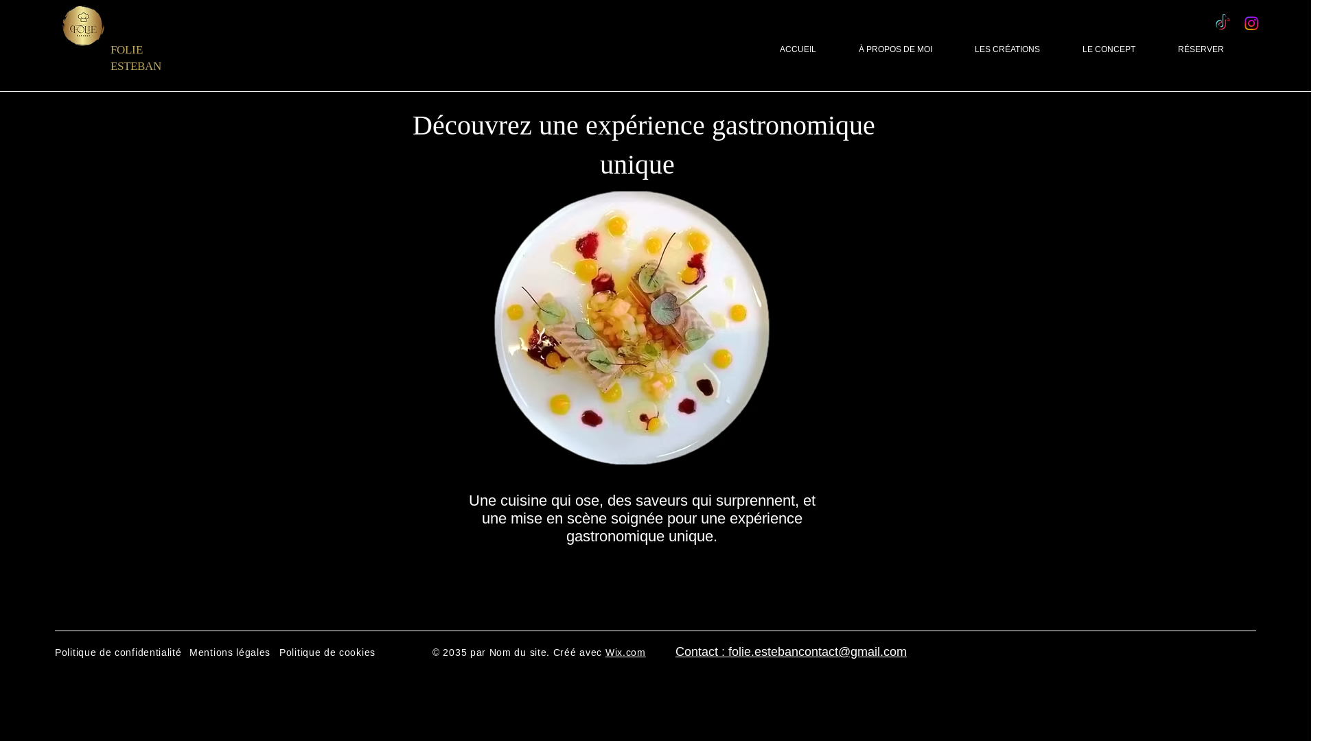 website screenshot of https://estebanfolie.com/