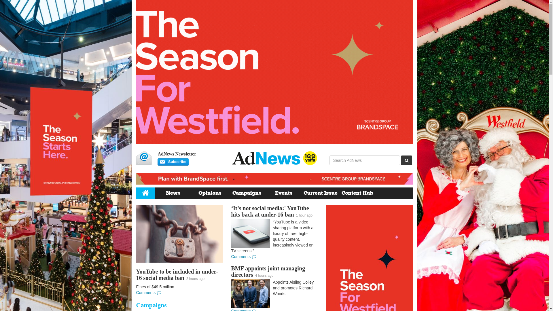 website screenshot of https://adnewsjobs.com.au/