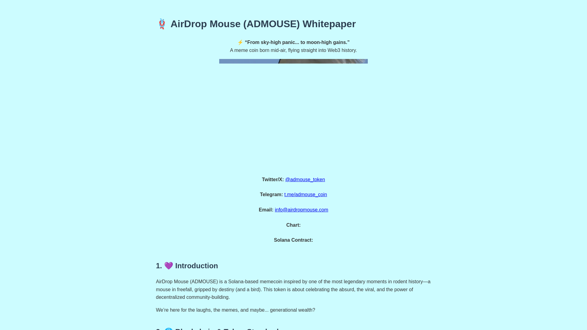 website screenshot of https://airdropmouse.com/