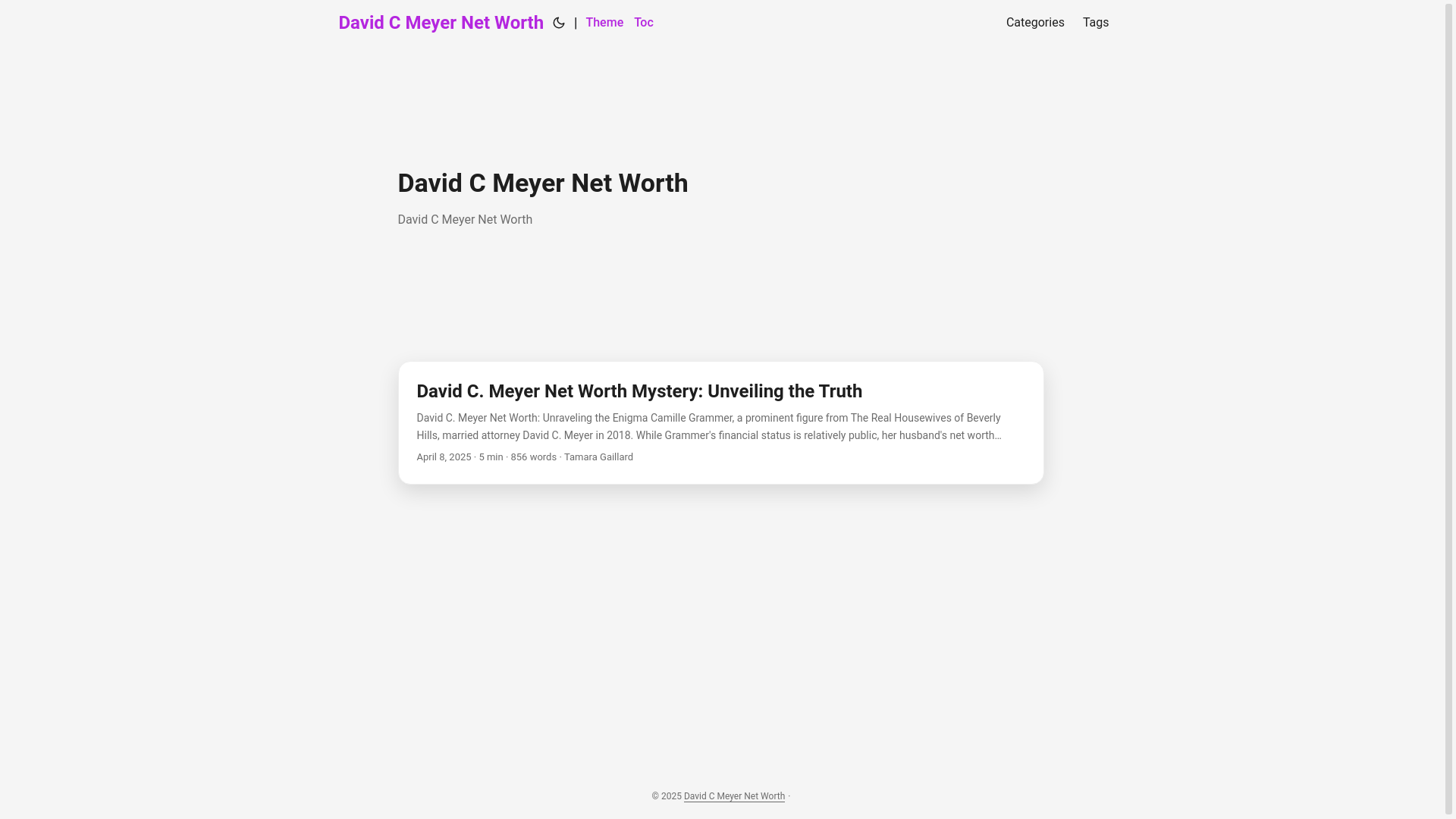 website screenshot of https://david-c-meyer-net-worth.pages.dev/