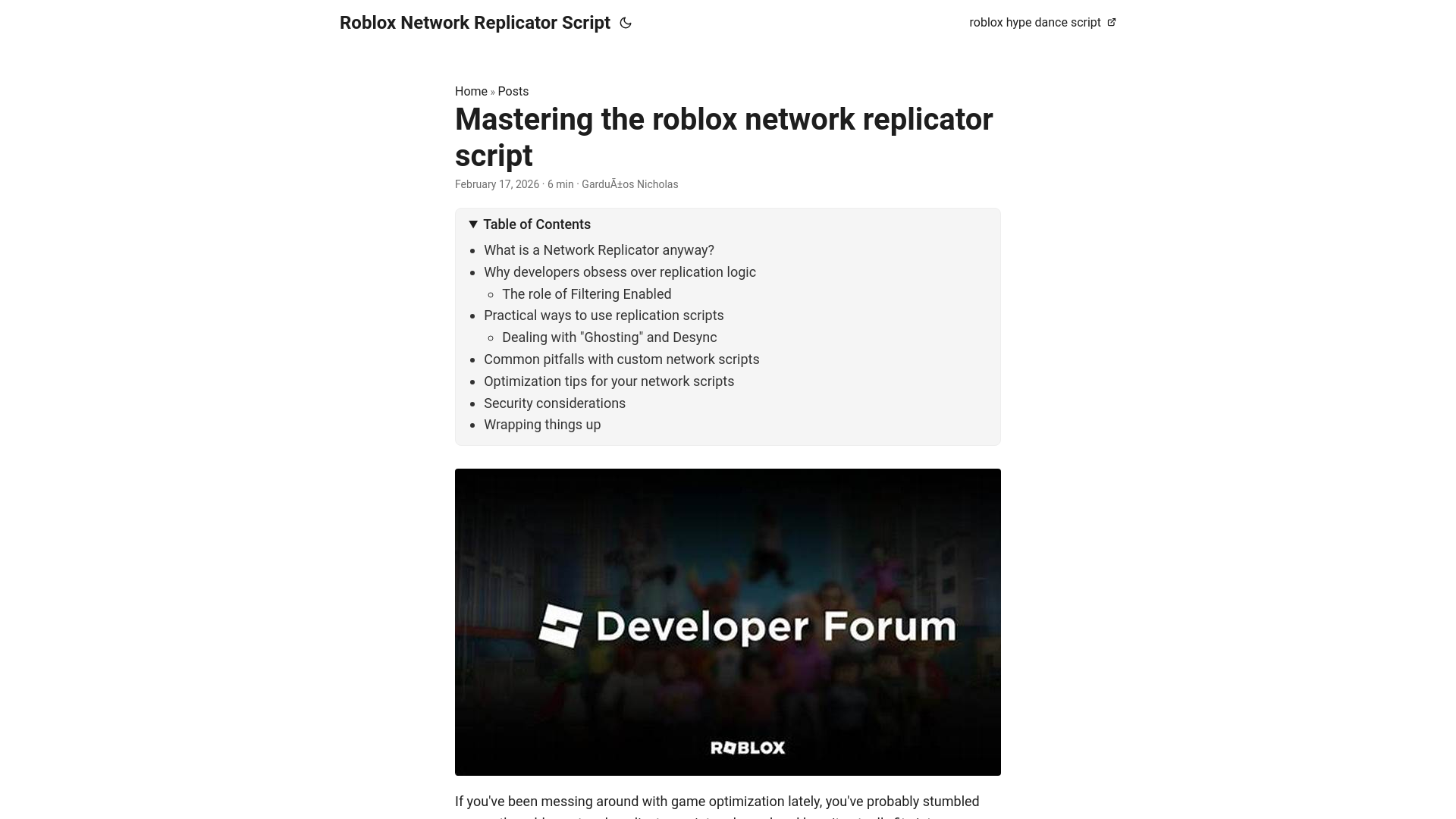 website screenshot of https://roblox-network-replicator-script.pages.dev/