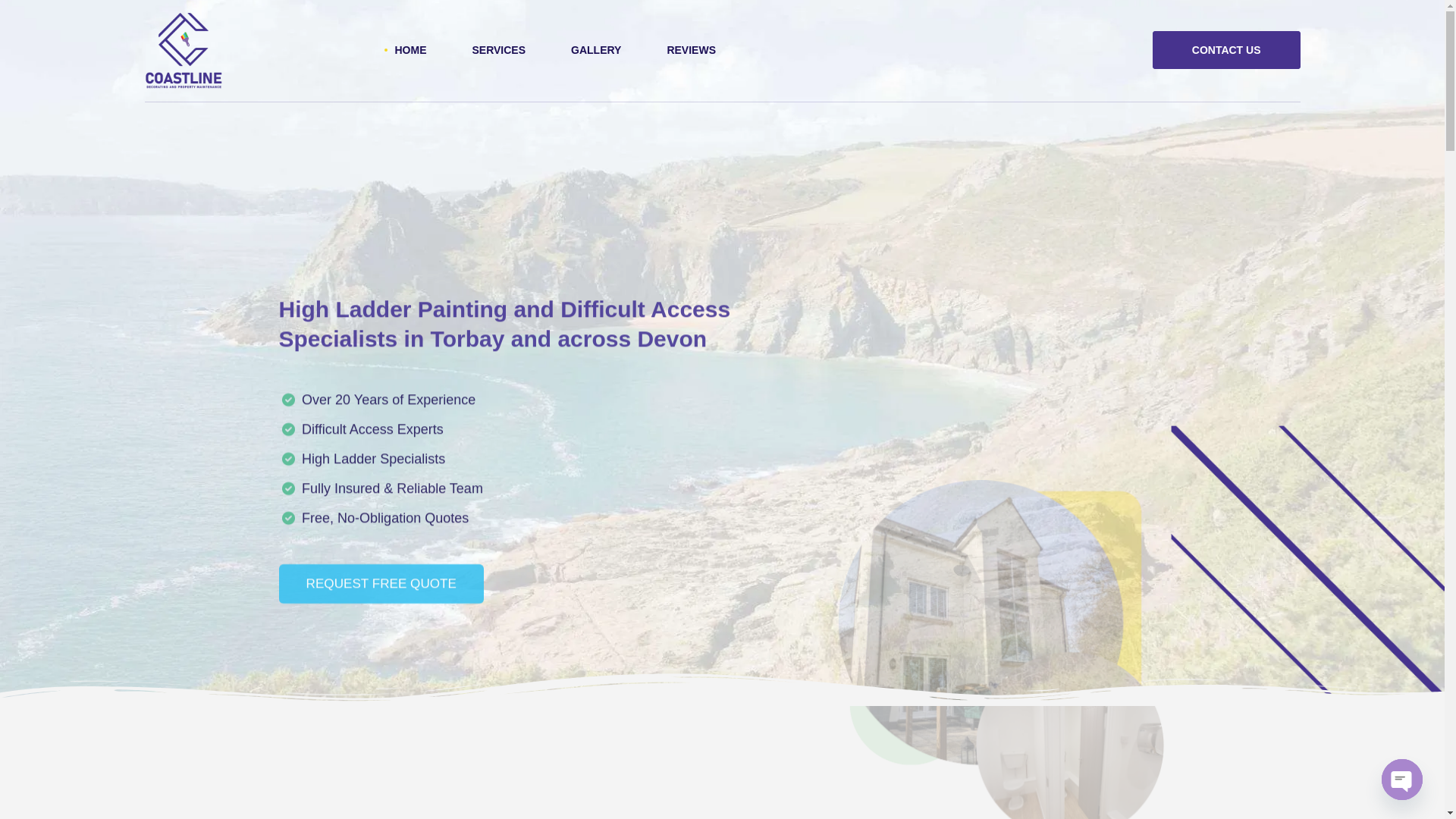 website screenshot of https://coastlinedecoratingmaintenance.co.uk/