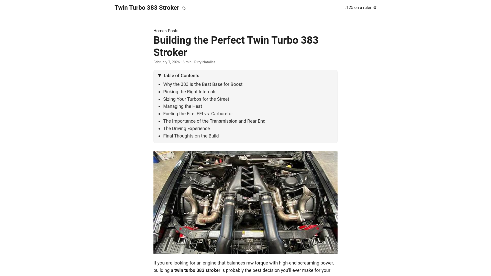 website screenshot of https://twin-turbo-383-stroker.pages.dev/