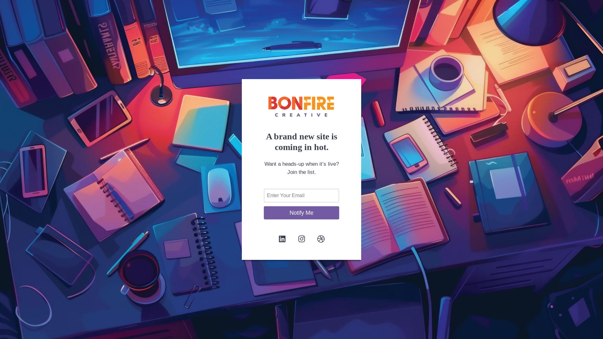website screenshot of https://createabonfire.com/