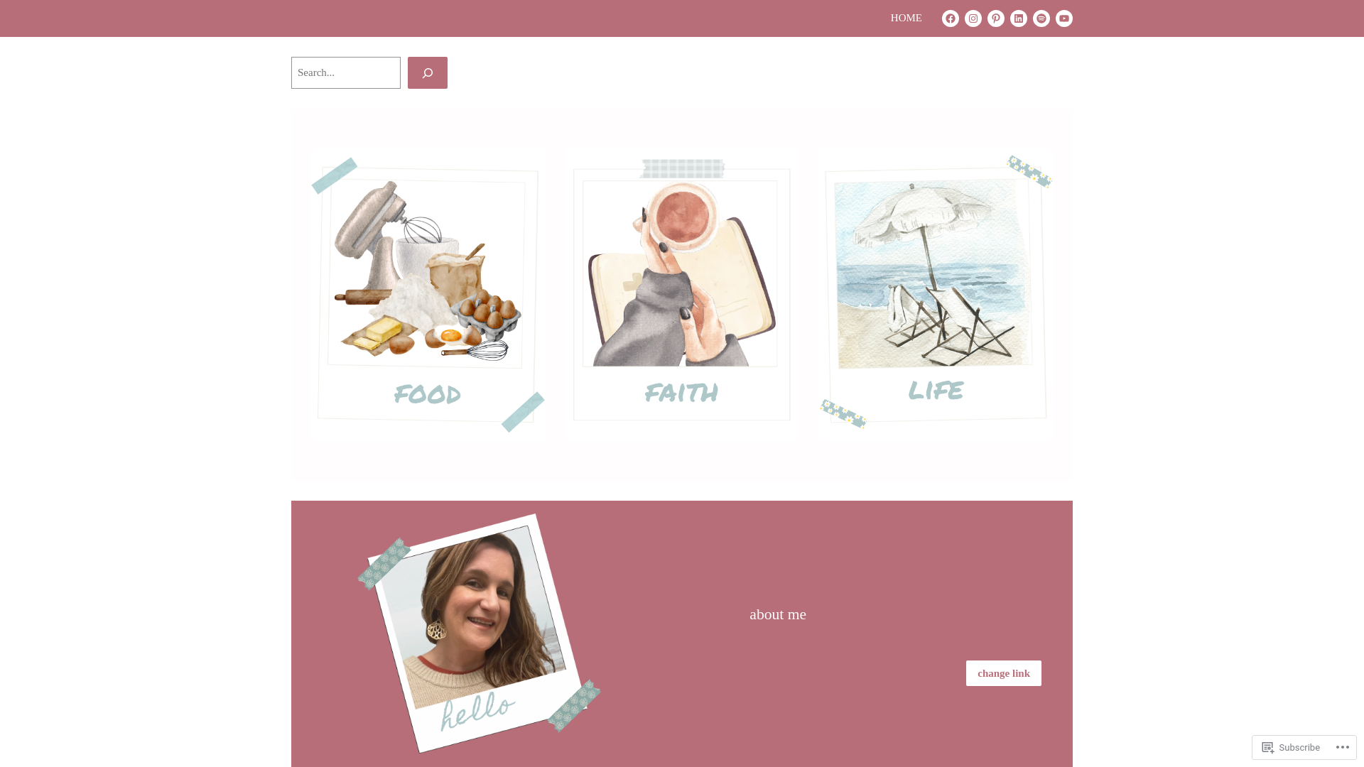 website screenshot of https://foodandthestory.com/