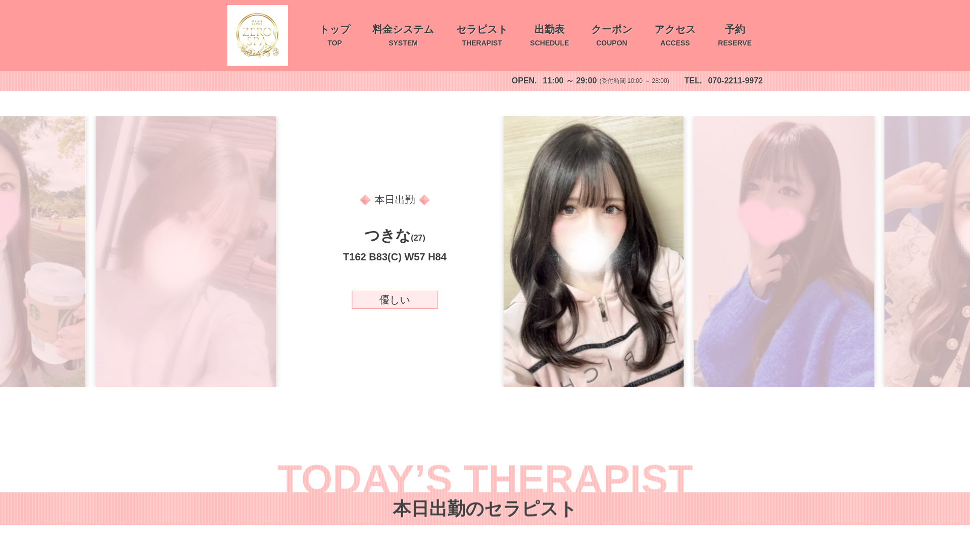 website screenshot of https://zerospanerima.com/