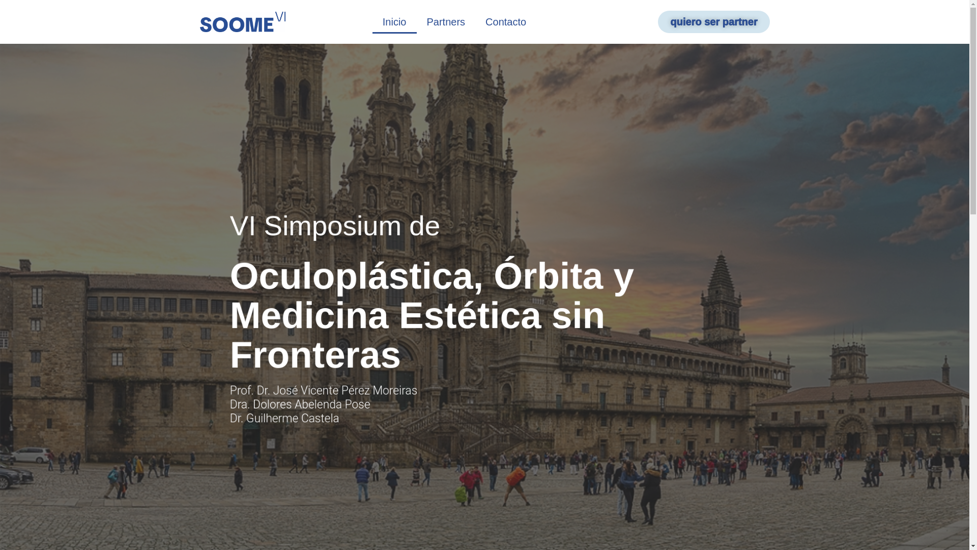 website screenshot of https://soomecompostela.com/