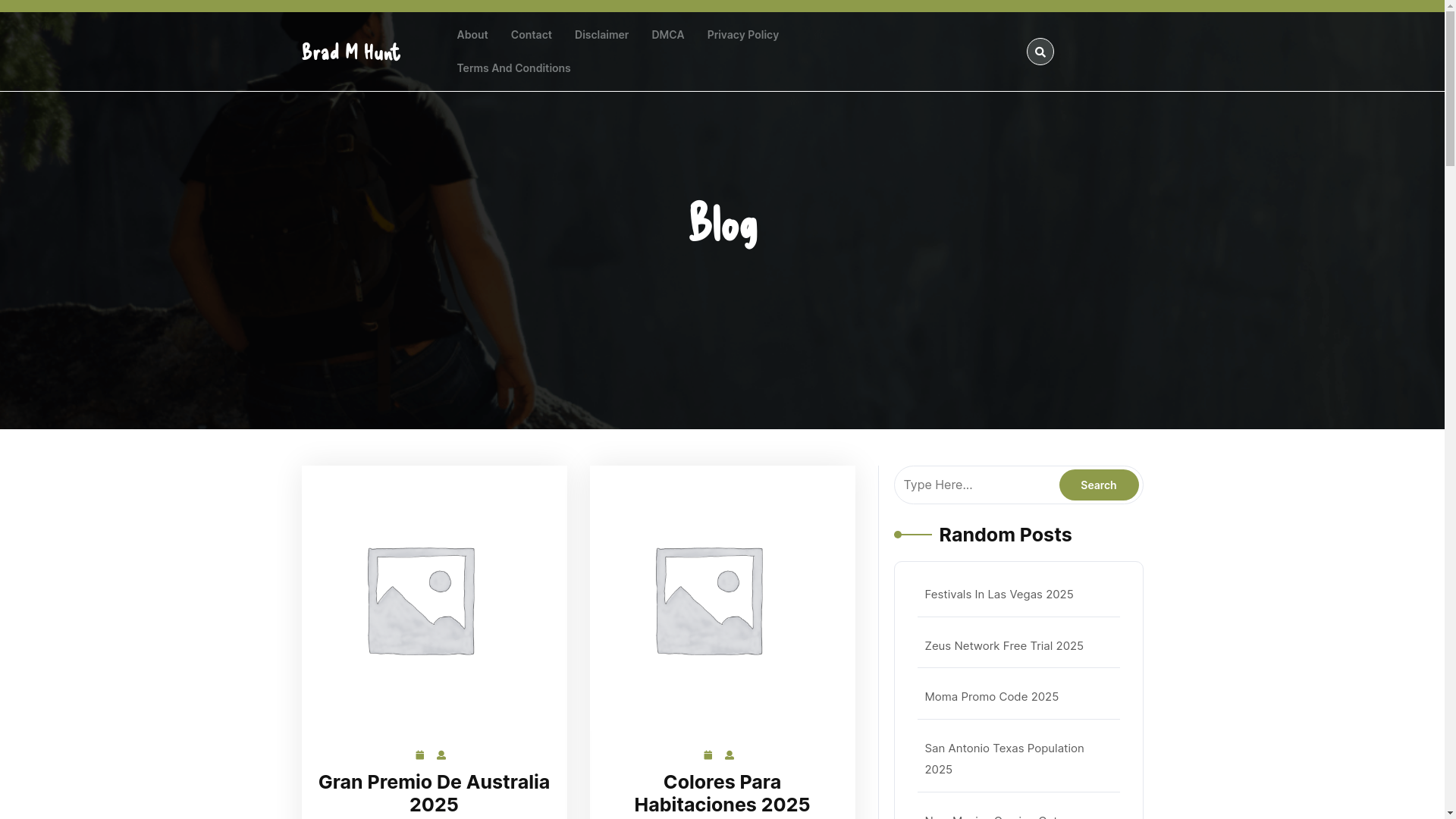 website screenshot of https://bradmhuntj.pages.dev/