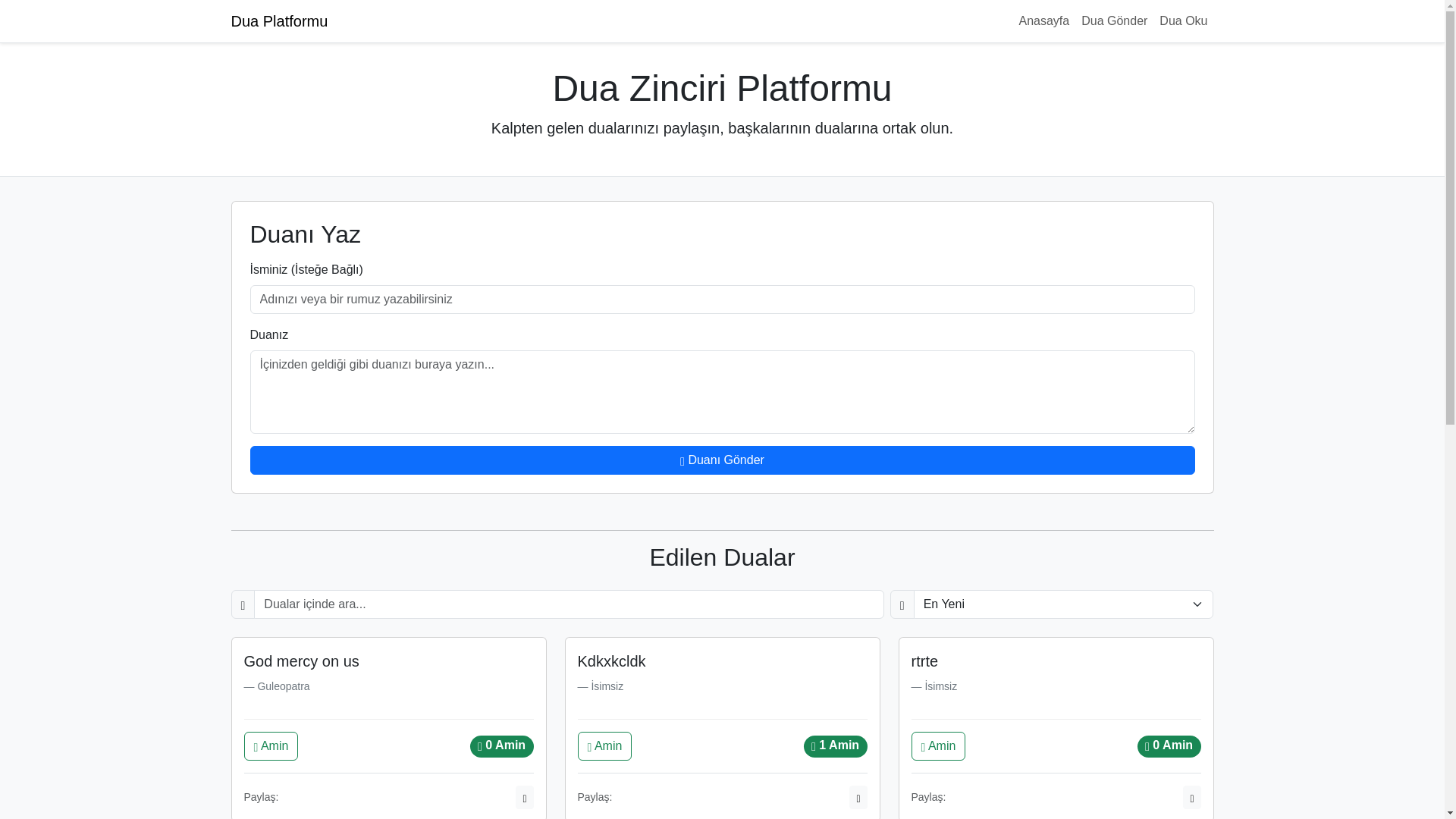 website screenshot of https://duazinciri.org/