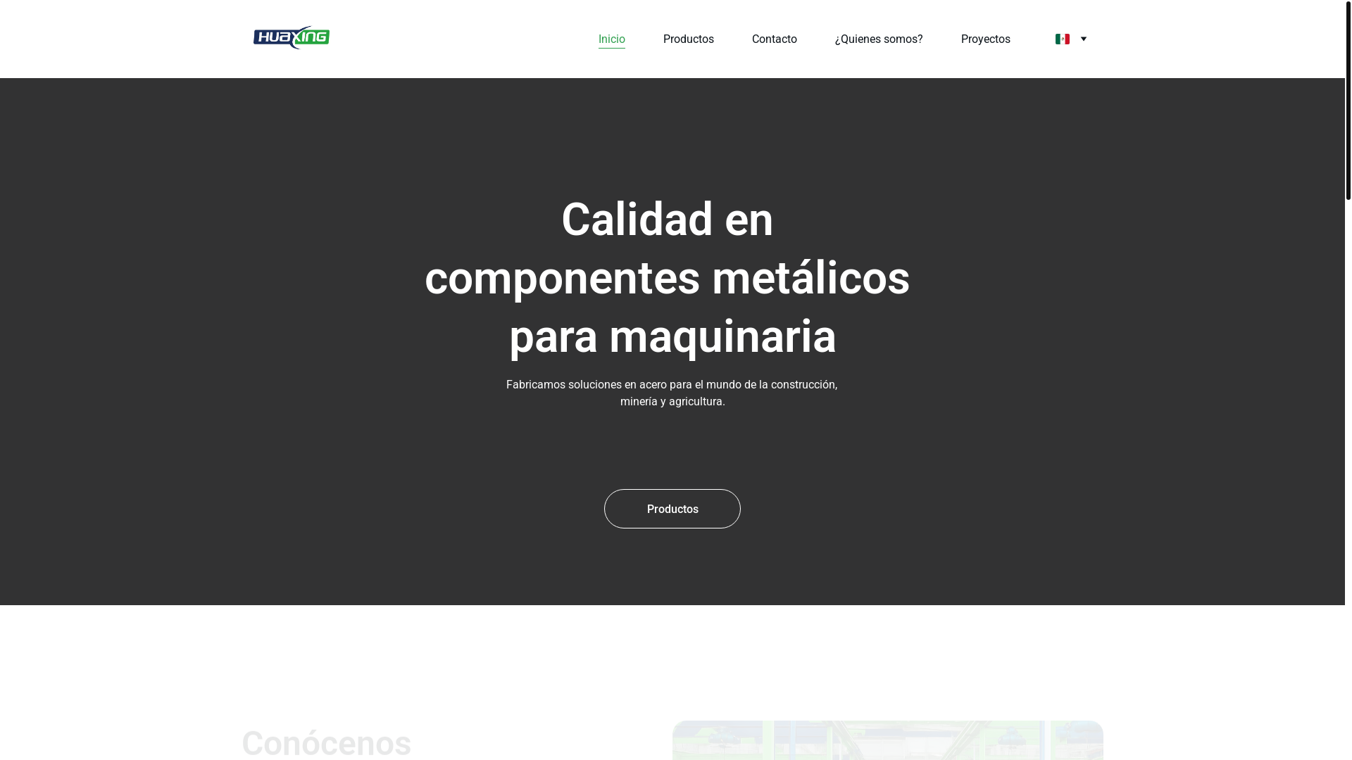website screenshot of https://hxinvestment.mx/