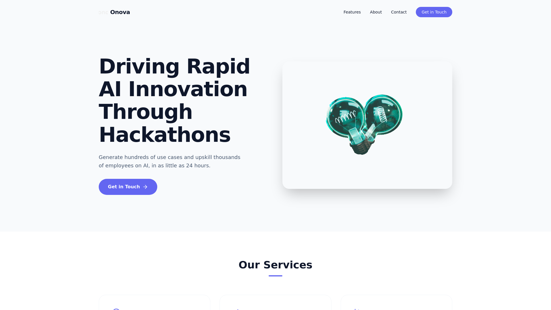 website screenshot of https://onova.pages.dev/