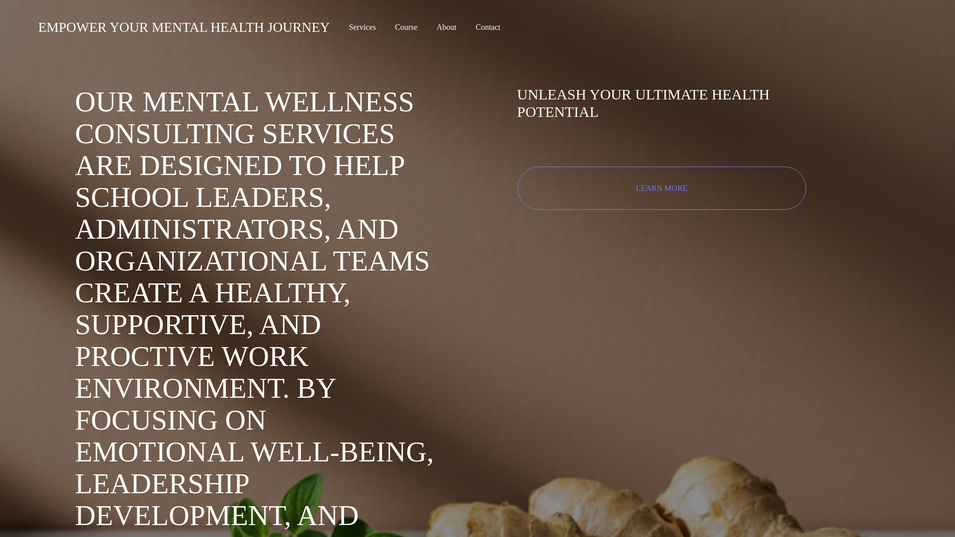 website screenshot of https://empoweryourhealthjourney.org/