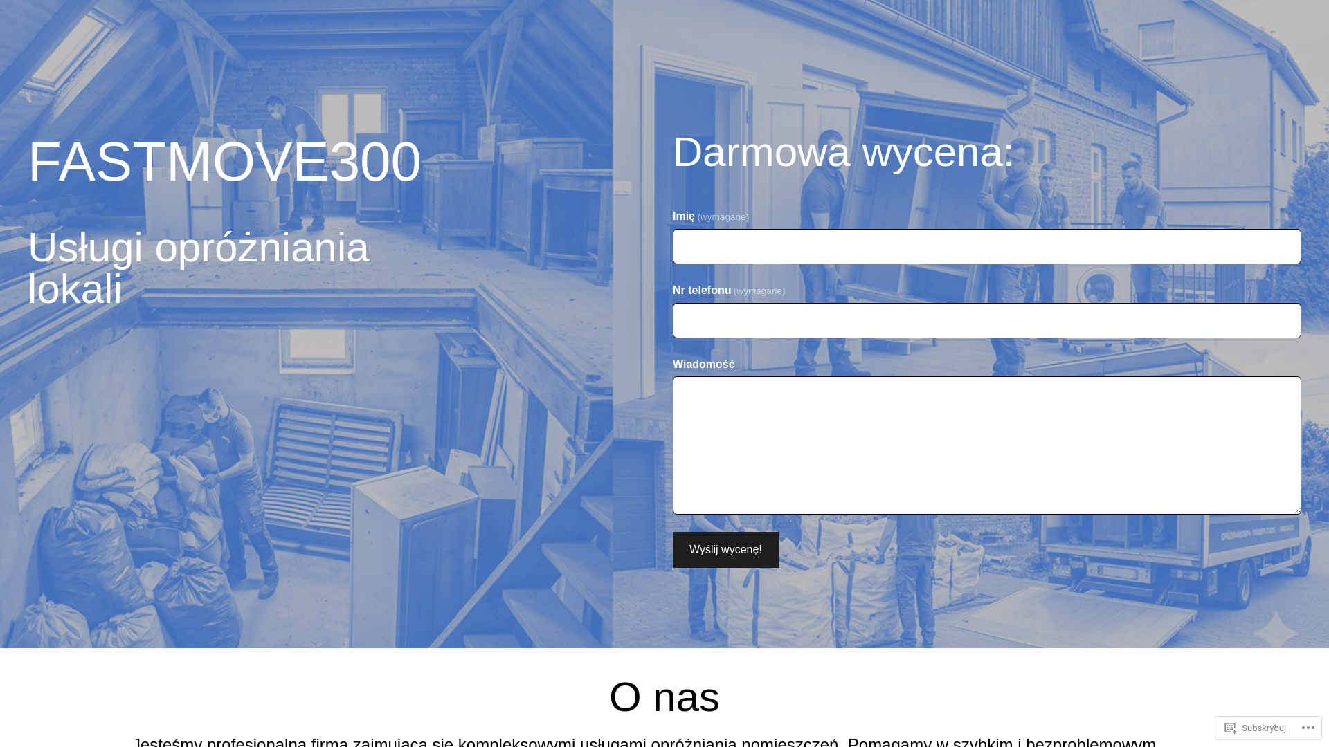 website screenshot of https://fastmove300.com/