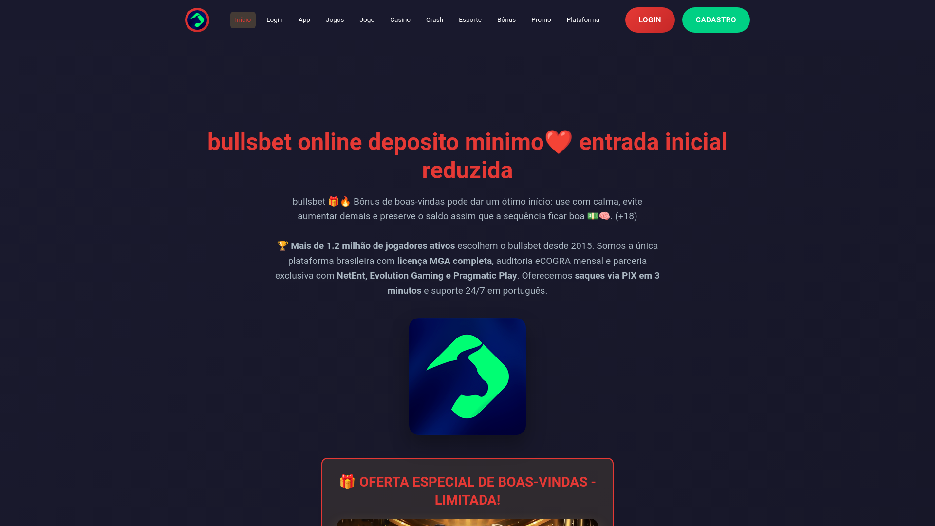 website screenshot of https://bullsbetroute.com