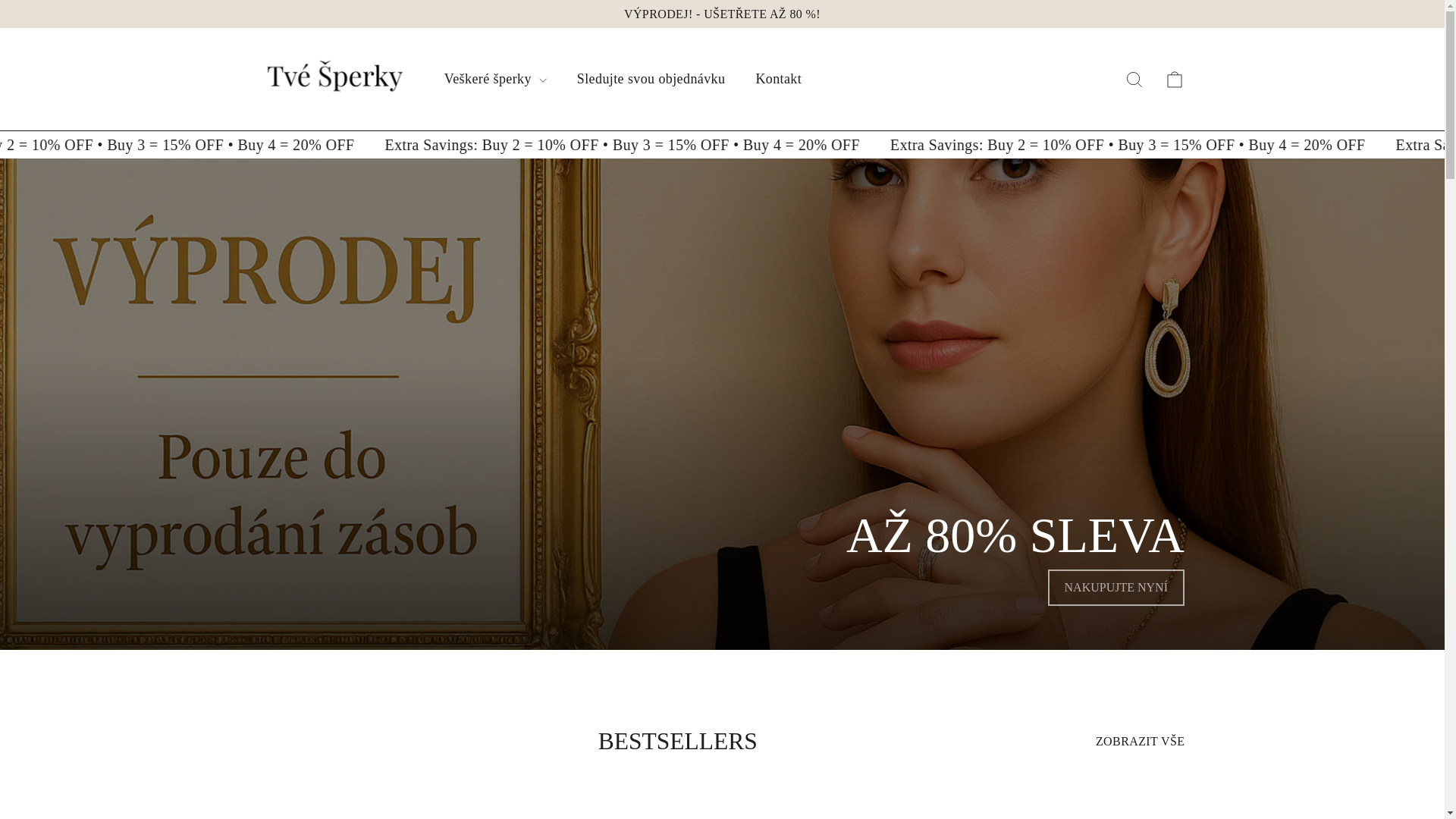 website screenshot of https://tvesperky.cz/
