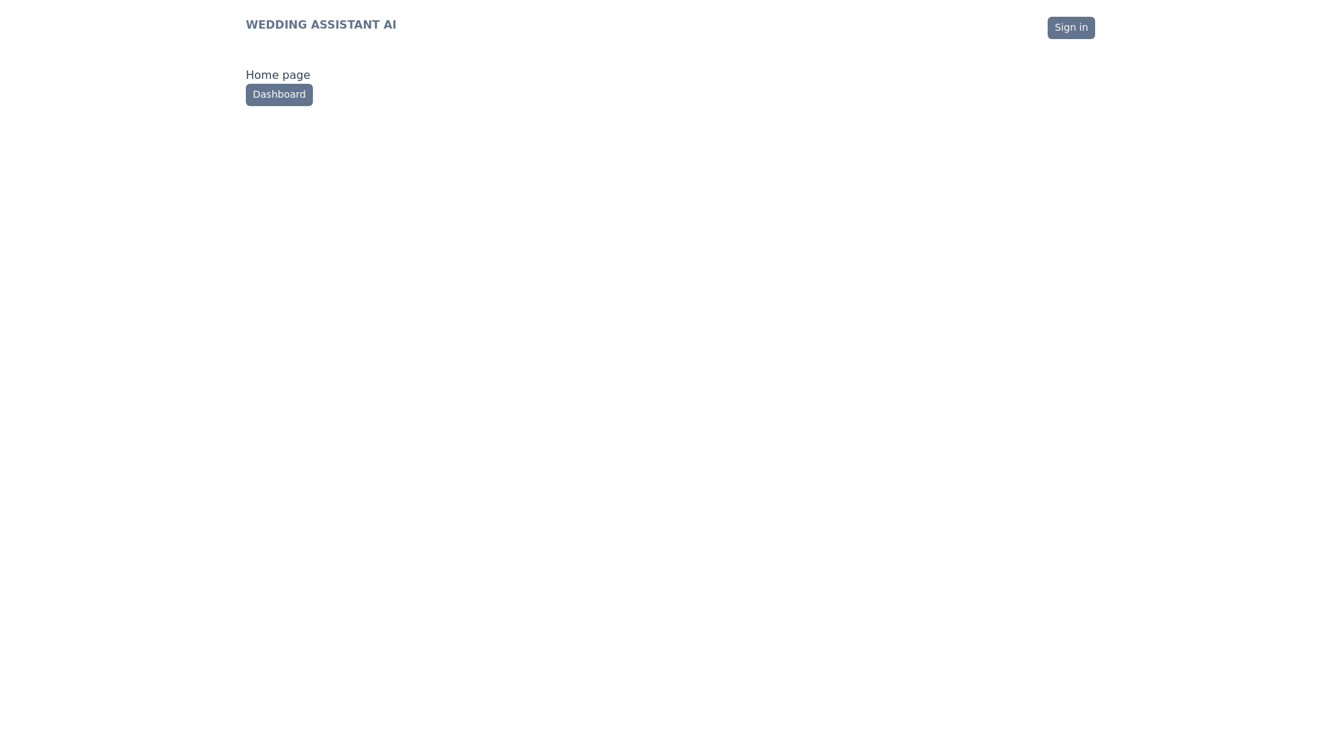 website screenshot of https://wedding-planner-bdm.pages.dev/