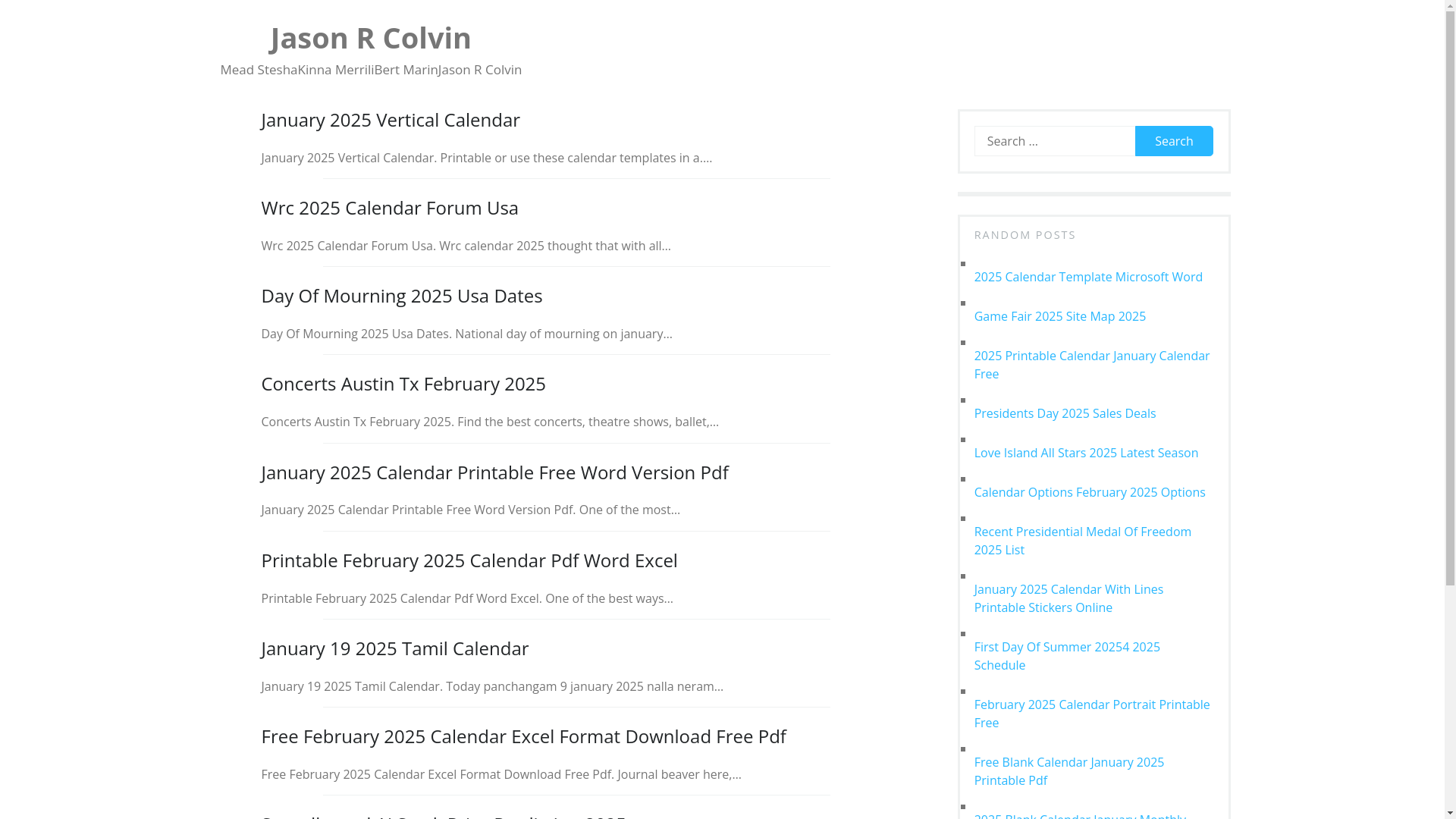 website screenshot of https://jasonrcolvinm.pages.dev/