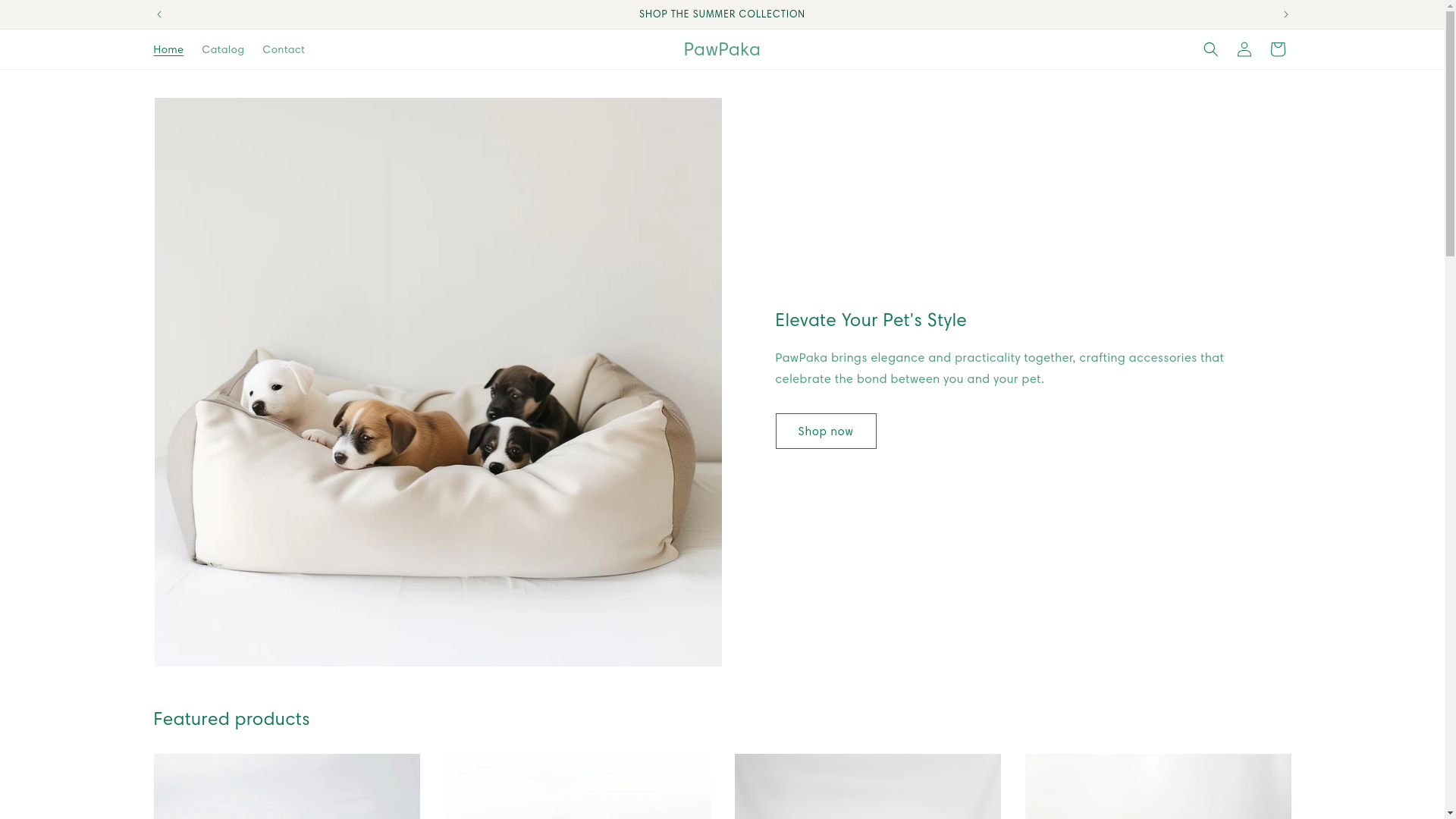 website screenshot of https://pawpaka.com/