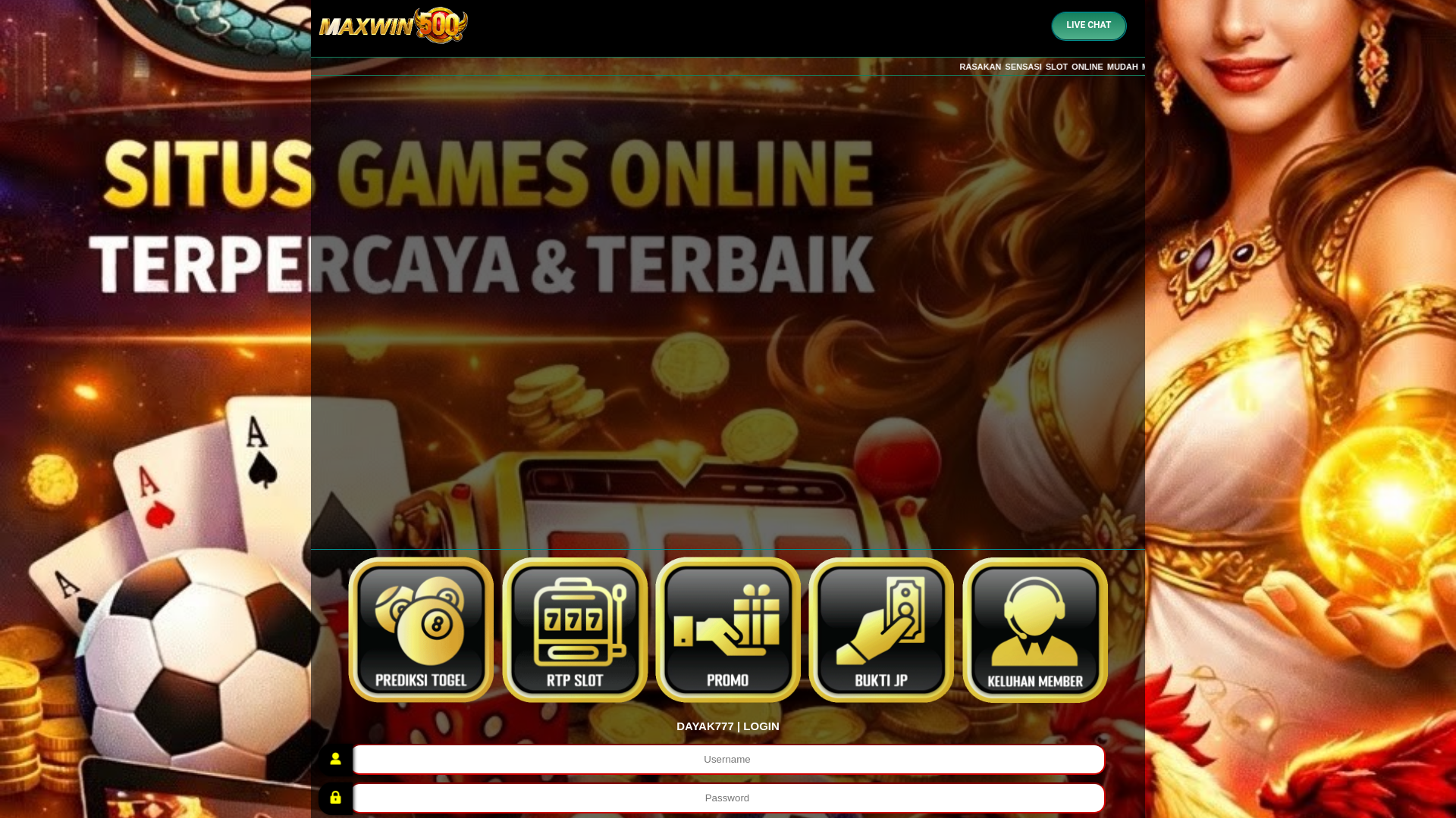 website screenshot of https://seo01-dayak777.pages.dev/