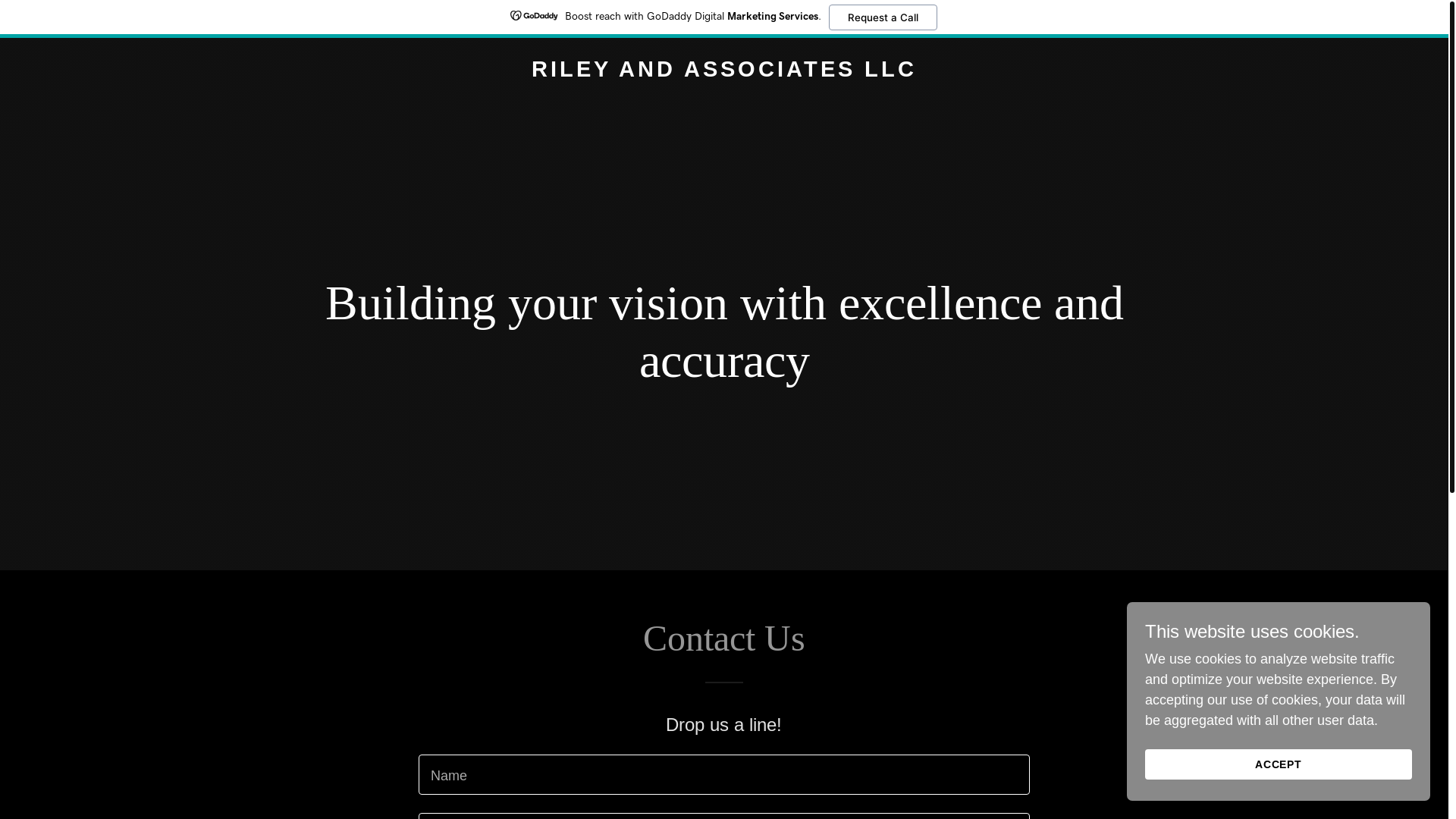 website screenshot of https://riley-associatesllc.com/