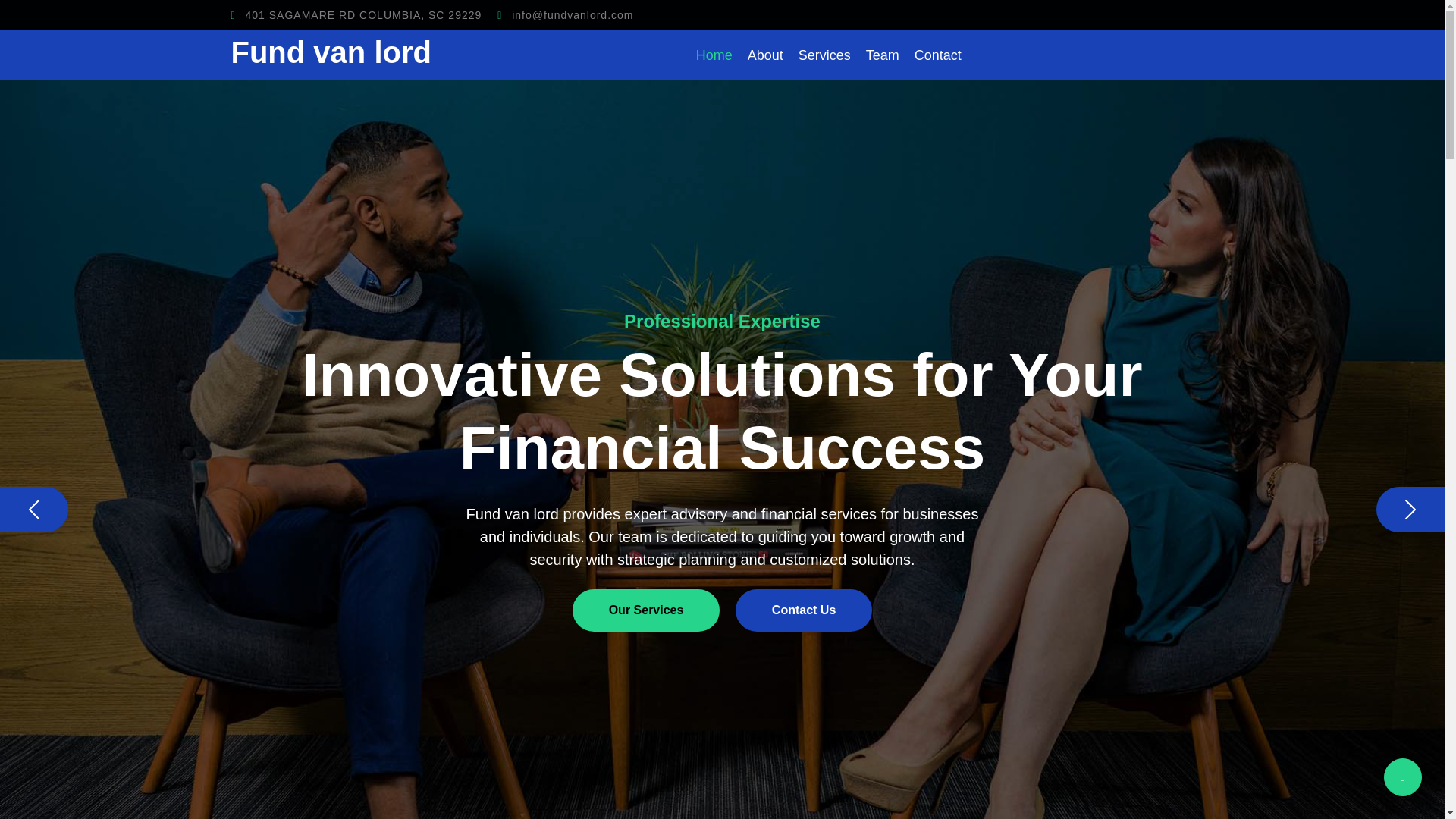 website screenshot of https://fundvanlord.pages.dev/