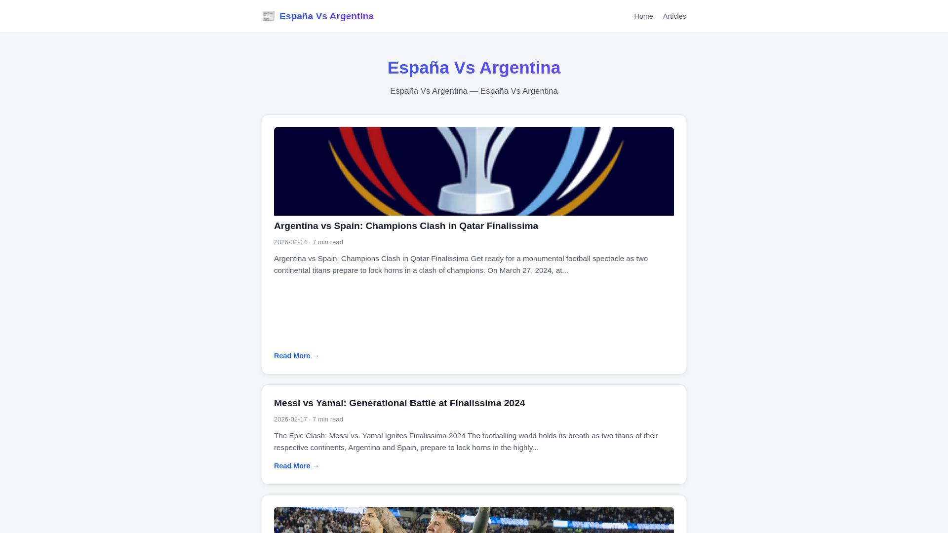 website screenshot of https://espana-vs-argentina.pages.dev/