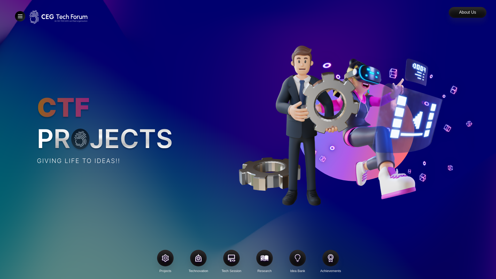 website screenshot of https://project-website.pages.dev/